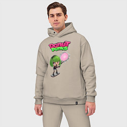 Мужской костюм оверсайз Рокси, цвет: миндальный — фото 2