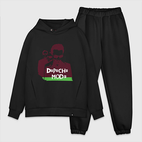 Мужской костюм оверсайз DM portrait / Черный – фото 1