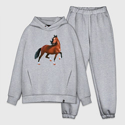 Мужской костюм оверсайз Хакнэ, цвет: меланж