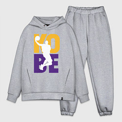 Мужской костюм оверсайз Kobe fly, цвет: меланж