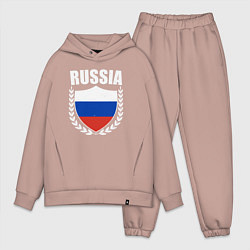 Мужской костюм оверсайз Российский щит