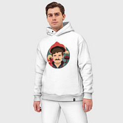 Мужской костюм оверсайз Last of us - Джоэл Миллер, цвет: белый — фото 2