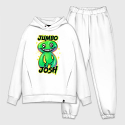 Мужской костюм оверсайз Jumbo Josh, цвет: белый