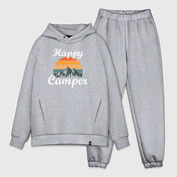 Мужской костюм оверсайз Happy camper