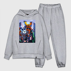 Мужской костюм оверсайз Subnautica морские чудовища