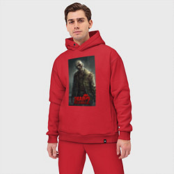 Мужской костюм оверсайз Зомби мертый остров, цвет: красный — фото 2