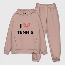 Мужской костюм оверсайз I Love Tennis