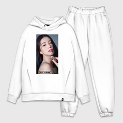Мужской костюм оверсайз Kim Jisoo, цвет: белый