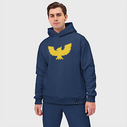 Мужской костюм оверсайз Captain falcon, цвет: тёмно-синий — фото 2