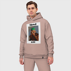 Мужской костюм оверсайз Лего Фрэнк Оушен, цвет: пыльно-розовый — фото 2