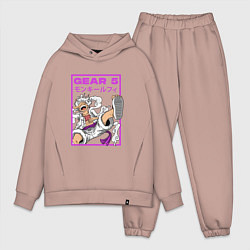 Мужской костюм оверсайз One piece - gear 5 белый