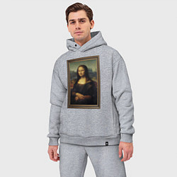 Мужской костюм оверсайз Mona Lisa - original, цвет: меланж — фото 2