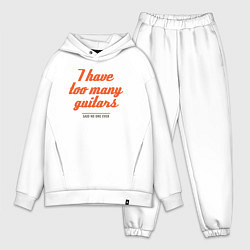 Мужской костюм оверсайз Никто не сказал, что у него много гитар