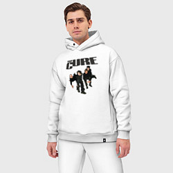 Мужской костюм оверсайз The Cure - A Band from UK, цвет: белый — фото 2