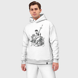 Мужской костюм оверсайз Берсерк манга и аниме, цвет: белый — фото 2