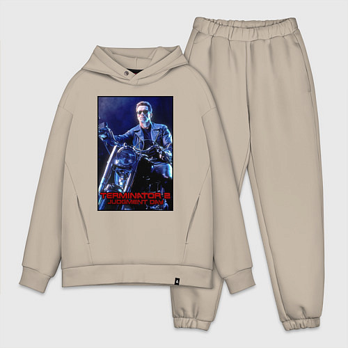 Мужской костюм оверсайз T2 - Arnold / Миндальный – фото 1