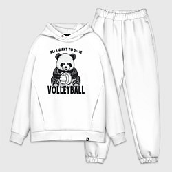 Мужской костюм оверсайз Panda volleyball