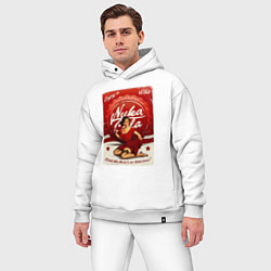 Мужской костюм оверсайз Фоллаут - nuka cola pin-up girl, цвет: белый — фото 2