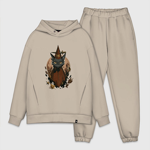 Мужской костюм оверсайз Мэй Боровски в костюме / Миндальный – фото 1