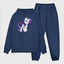 Мужской костюм оверсайз Рарити из My Little Pony в кино, цвет: тёмно-синий