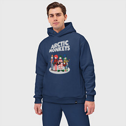 Мужской костюм оверсайз Arctic Monkeys clowns, цвет: тёмно-синий — фото 2