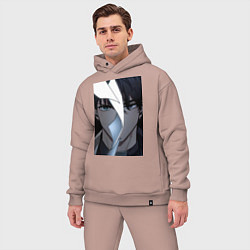 Мужской костюм оверсайз Всеведущий читатель Ким Докча и Ю Чжун Хек, цвет: пыльно-розовый — фото 2