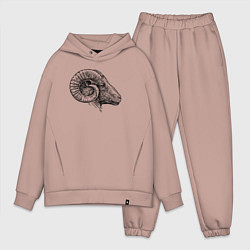 Мужской костюм оверсайз Профиль барана