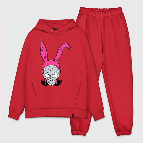 Мужской костюм оверсайз Pink Donnie Darko / Красный – фото 1