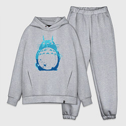 Мужской костюм оверсайз Blue Totoro