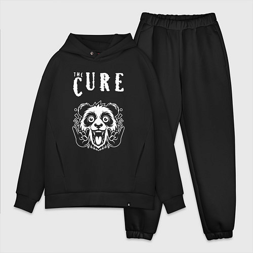 Мужской костюм оверсайз The Cure rock panda / Черный – фото 1