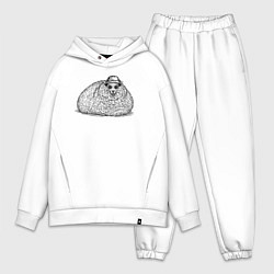 Мужской костюм оверсайз Овечка в панаме