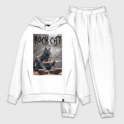 Мужской костюм оверсайз Rock cat - ai art