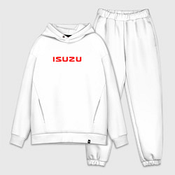 Мужской костюм оверсайз Isuzu avto sport, цвет: белый