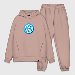 Мужской костюм оверсайз Volkswagen logo blue