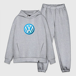 Мужской костюм оверсайз Volkswagen logo blue