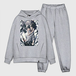 Мужской костюм оверсайз Магическая битва Юта Оккоцу маг, цвет: меланж