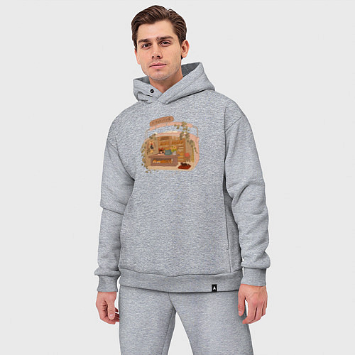 Мужской костюм оверсайз Ведьмина служба доставки: Studio Ghibli / Меланж – фото 3