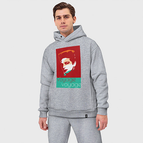 Мужской костюм оверсайз Voyage voyage / Меланж – фото 3