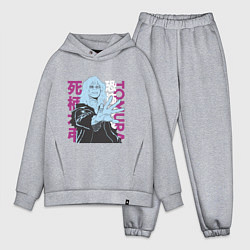 Мужской костюм оверсайз Моя геройская академия Шигараки Томура, цвет: меланж