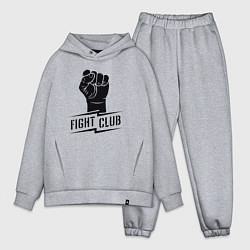 Мужской костюм оверсайз Fight club warrior, цвет: меланж
