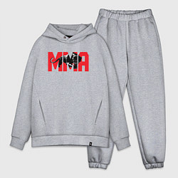 Мужской костюм оверсайз MMA пантера, цвет: меланж