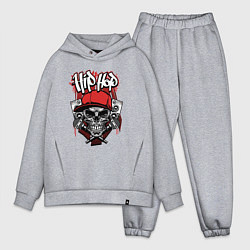 Мужской костюм оверсайз Hip-hop killer, цвет: меланж