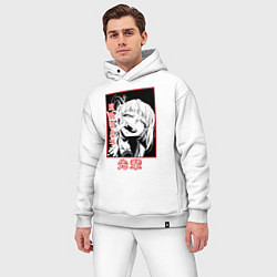 Мужской костюм оверсайз Химико Тога - злодейка, цвет: белый — фото 2