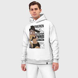 Мужской костюм оверсайз Frieren She Slayer, цвет: белый — фото 2