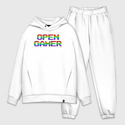 Мужской костюм оверсайз Open gamer logo