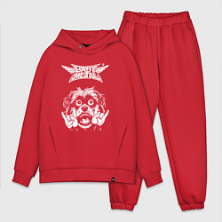 Мужской костюм оверсайз Babymetal rock dog, цвет: красный