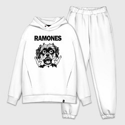 Мужской костюм оверсайз Ramones - rock dog, цвет: белый