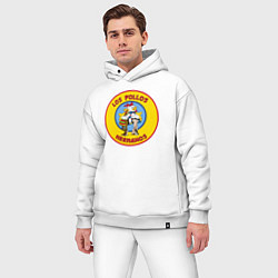 Мужской костюм оверсайз Los Pollos hermanos Breaking bad, цвет: белый — фото 2