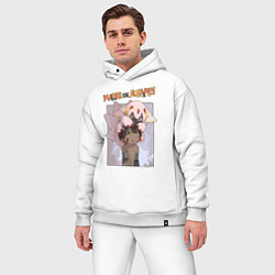 Мужской костюм оверсайз Made in Abyss - Reg and Faputa, цвет: белый — фото 2