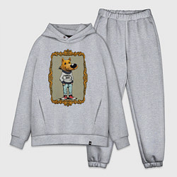 Мужской костюм оверсайз Чиловый пацык, цвет: меланж